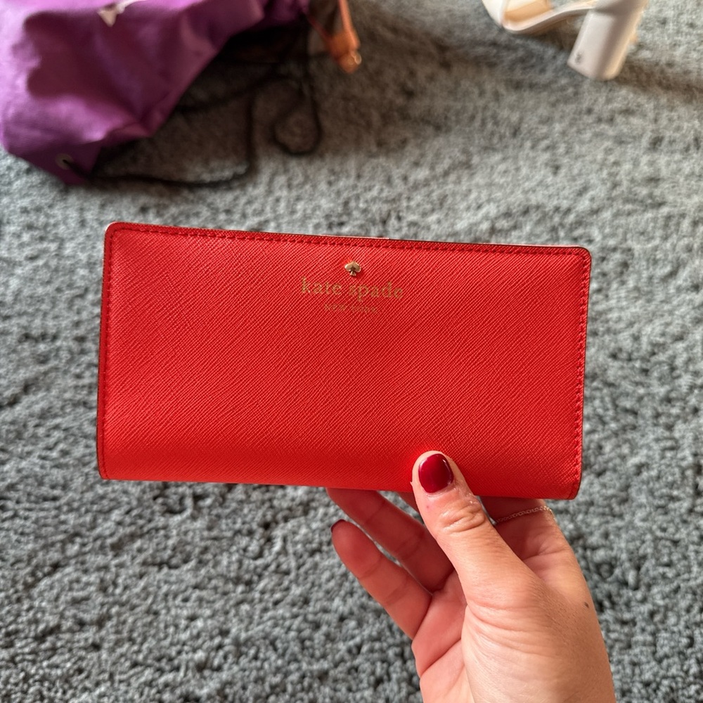 Kate Spade Vibrant Red Wallet
